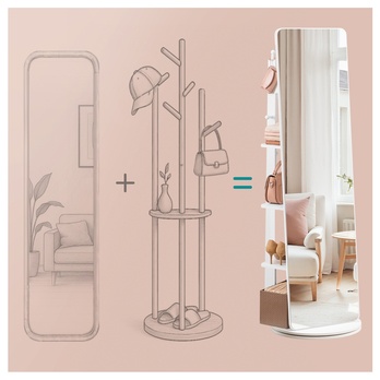 Otočné zrcadlo FULL bílá 4