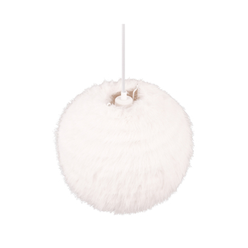Závěsné svítidlo FURRY bílá, hloubka 35 cm 2