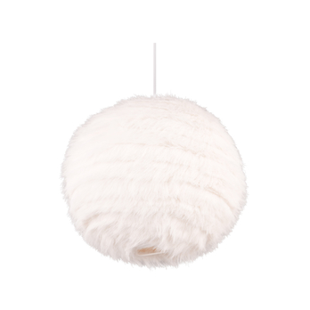 Závěsné svítidlo FURRY bílá, hloubka 35 cm 3