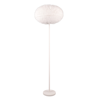 Stojací lampa FURRY bílá 2