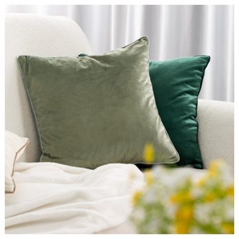 Povlak na polštář GAJA 3 tmavě zelená, 45x45 cm 1