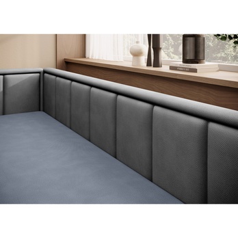 Pohovka  GALILEO levá, modrá/šedá 7