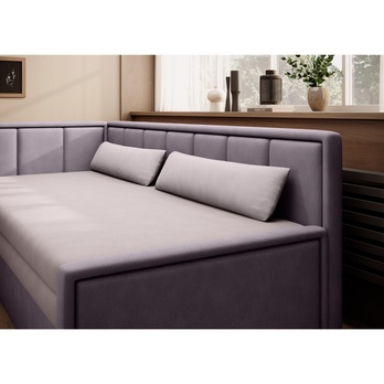 Pohovka  GALILEO levá, fialová/růžová 5