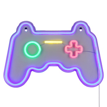 Nástěnné LED svítidlo GAMER bílá/vícebarevná 2