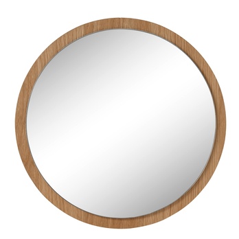 Zrcadlo GARA masivní dub, průměr 40 cm 2