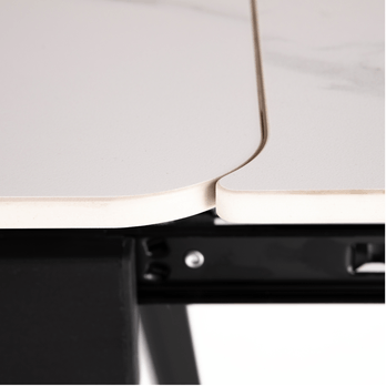 Jídelní stůl GAREN bílý mramor/černá 3