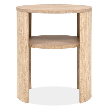 Přístavný stolek  GAYA travertin 2