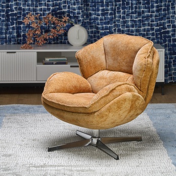 Křeslo GEADU hořčicová 1