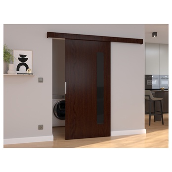 Posuvné dveře GELA 76 wenge/černá, 76x205 cm 1