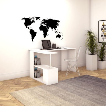 Psací stůl GELINCIK bílá 1