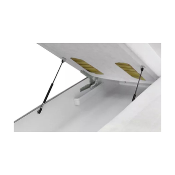 Polohovací postel s matrací GENOVIA černá/šedá, 180x200 cm 4