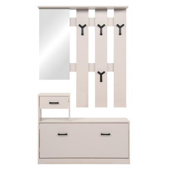 Předsíňová stěna GENYA béžová 2