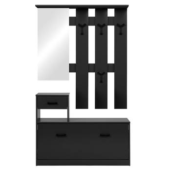 Předsíňová stěna GENYA antracitová 2