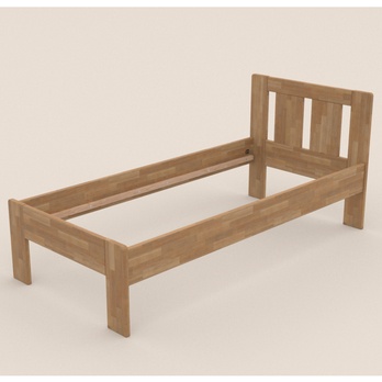 Postel GERDA I buk, 100x200 cm 2