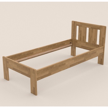 Postel GERDA I dub, 80x200 cm 2