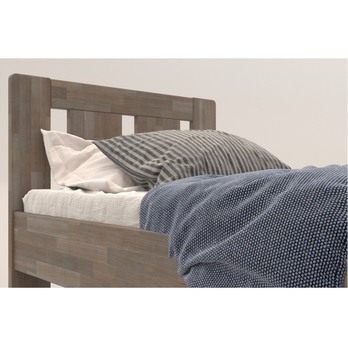 Postel GERDA I buk/šedá, 90x200 cm 4