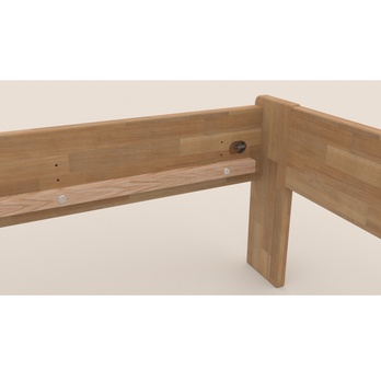 Postel GERDA I buk, 100x200 cm 5