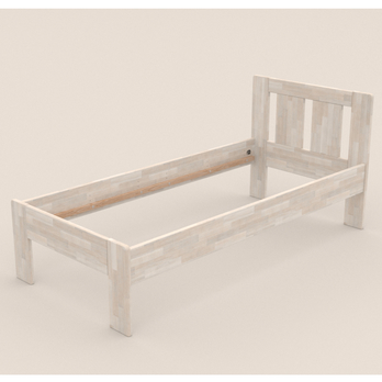 Postel GERDA I buk/bílá, 100x200 cm 2