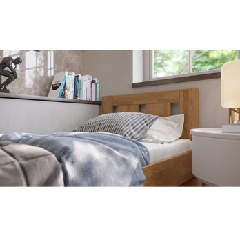 Postel GERDA I dub/světlý ořech, 100x200 cm 3