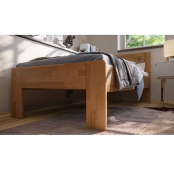 Postel GERDA I dub/světlý ořech, 100x200 cm 4