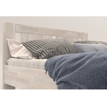 Postel GERDA I buk/bílá, 120x200 cm 3