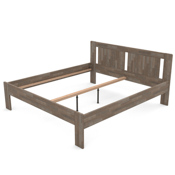 Postel GERDA II buk/šedá, 180x200 cm 2