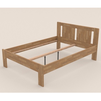 Postel GERDA II buk, 140x200 cm 2