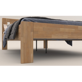 Postel GERDA II buk, 140x200 cm 3