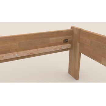 Postel GERDA II buk, 140x200 cm 6