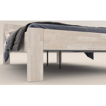 Postel GERDA II buk/bílá, 140x200 cm 4