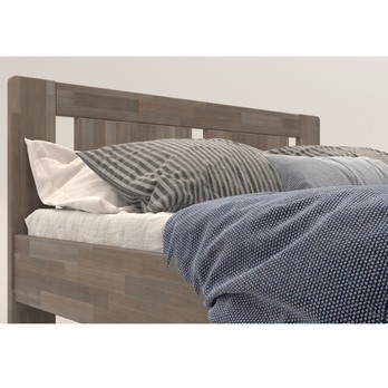 Postel GERDA II buk/šedá, 140x200 cm 4