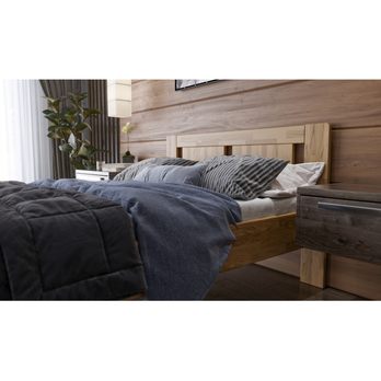 Postel GERDA II dub, 140x200 cm 4