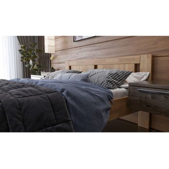 Postel GERDA II buk, 160x200 cm 3