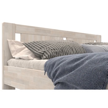 Postel GERDA II buk/bílá, 160x200 cm 3