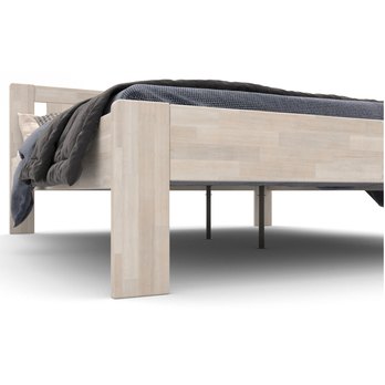 Postel GERDA II buk/bílá, 160x200 cm 4
