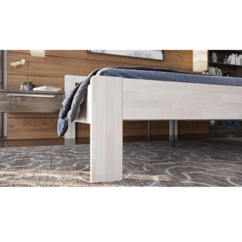 Postel GERDA II buk/bílá, 160x200 cm 5