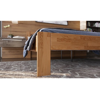 Postel GERDA II dub/světlý ořech, 160x200 cm 3