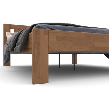 Postel GERDA II dub/světlý ořech, 160x200 cm 6