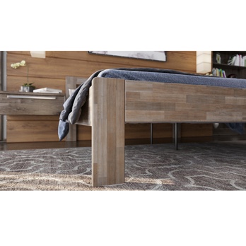 Postel GERDA II buk/šedá, 180x200 cm 4