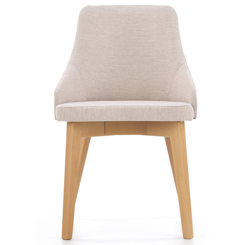 Jídelní židle GINA 2 béžová/dub medový 1