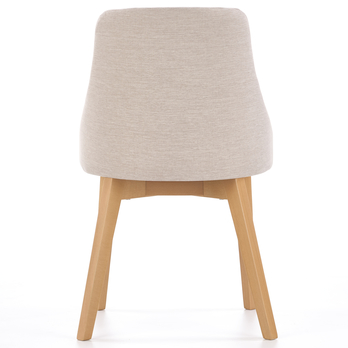 Jídelní židle GINA 2 béžová/dub medový 4