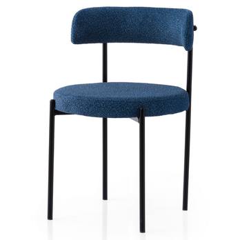 Jídelní židle  GINI tmavě modrá, set 2 ks 1
