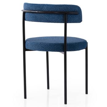Jídelní židle  GINI tmavě modrá, set 2 ks 2