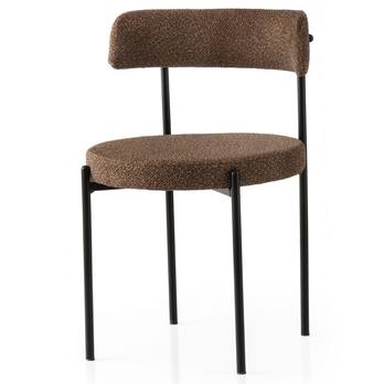 Jídelní židle  GINI hnědá, set 2 ks 1