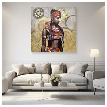 Obraz GIRL III 100x100 cm, vícebarevná 1