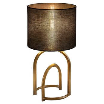 Stolní lampa GISAYA černá/zlatá 2