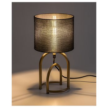 Stolní lampa GISAYA černá/zlatá 1