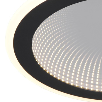 Stropní LED svítidlo GLACE černá/bílá 1