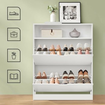 Botník GLANCE 3 bílá 2