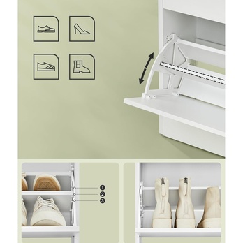 Botník GLANCE 3 bílá 3